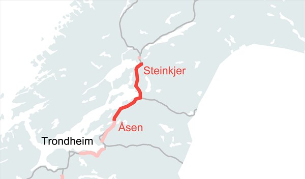 E6 Åsen – Steinkjer