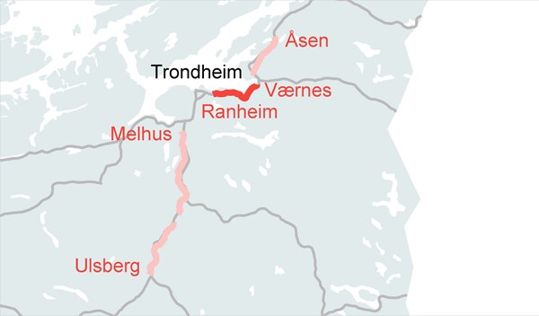 E6 Ranheim – Værnes