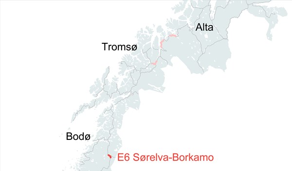 E6 Sørelva – Borkamo