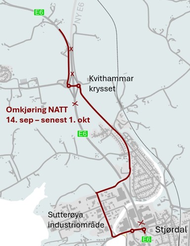 OmkjøringKvithammarkrysset NATT