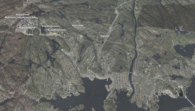 Avgrensing planområde E18 Ytre Ringvei