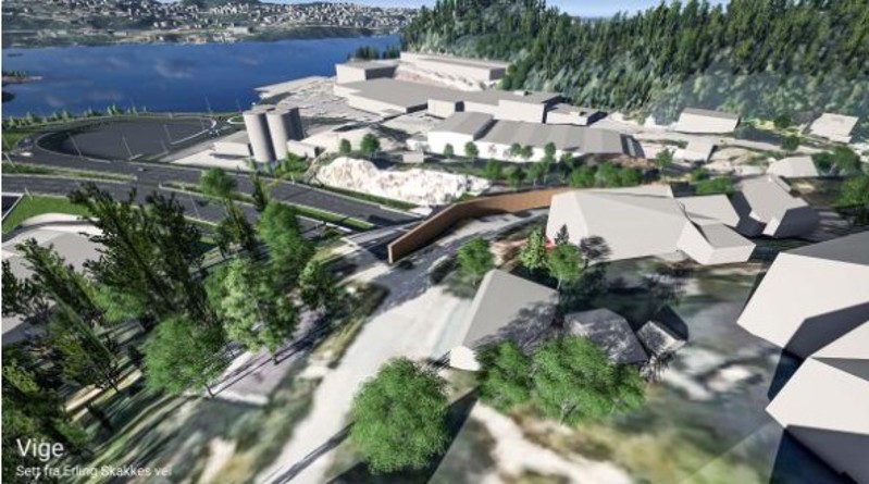 Støyskjerm Vige 3D
