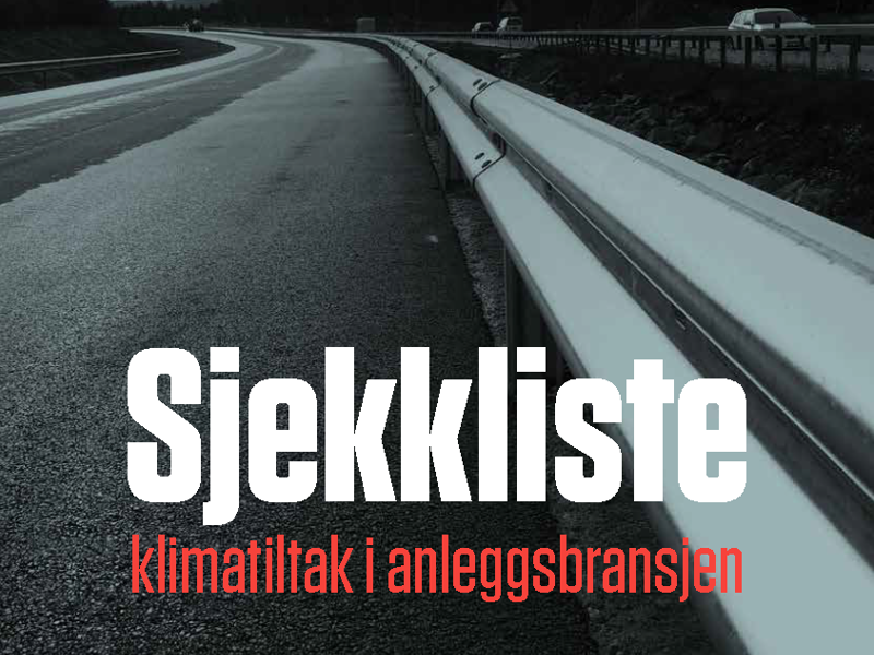 Sjekkliste Klimatiltak I Anleggsbransjen